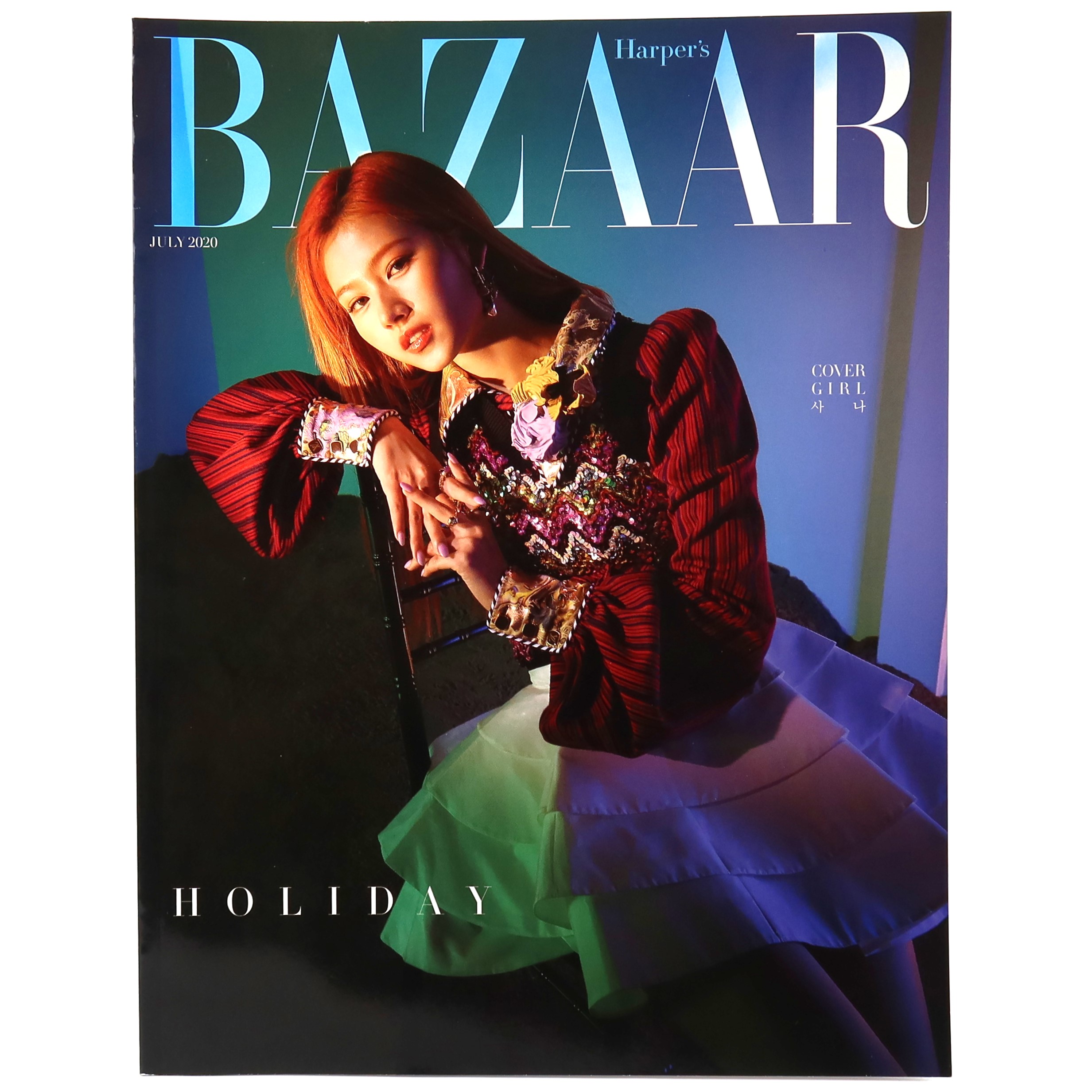 Twice in Harper's Bazaar Magazine Korea July 2020 Sana Cover