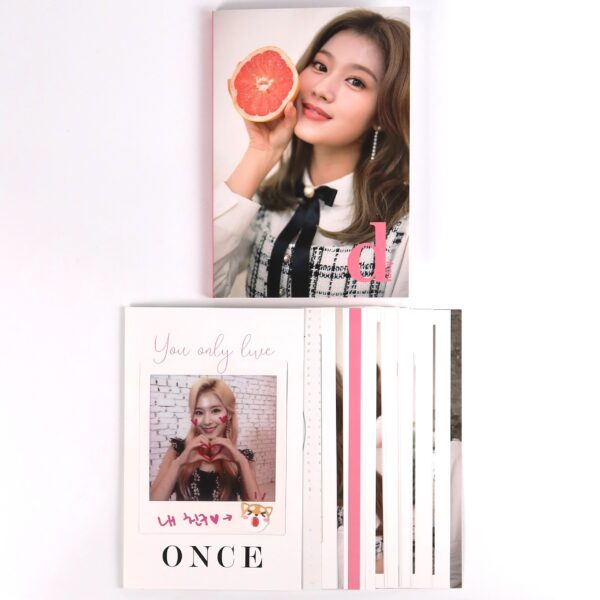 Twice Dicon You Only Live Once Sana Picture Post Card Set Complete D'Icon