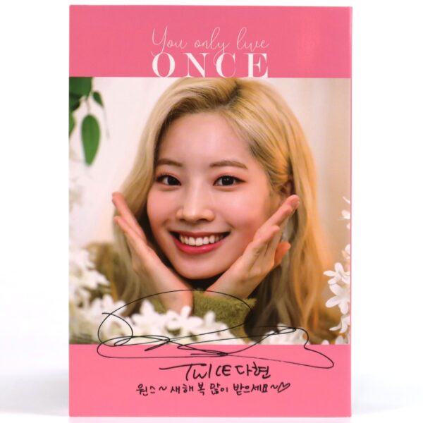 Twice Dicon You Only Live Once Dahyun Picture Post Card Set Complete D'Icon