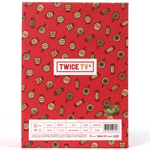 Twice TV4 DVD Set Jihyo Postcard 2017 K-Pop TV 4