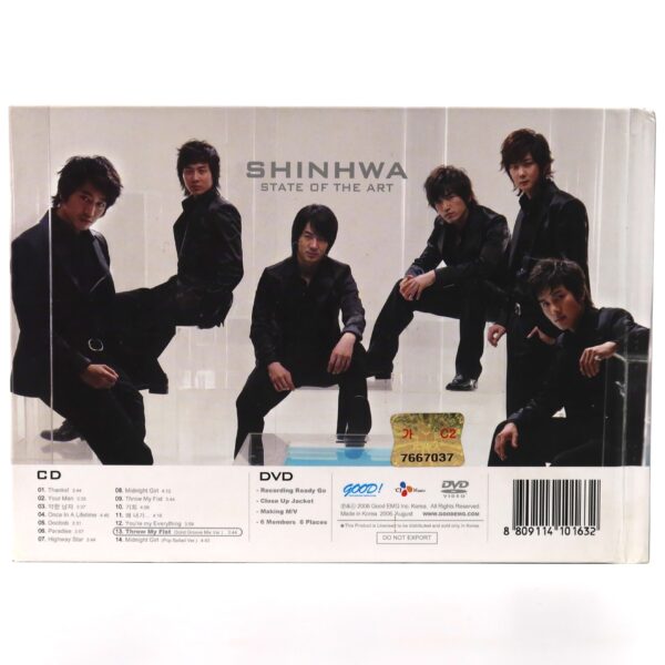 IMG_3031 Shinhwa - State of the Art Special Edition CD + DVD Album K-Pop 2006