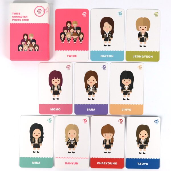Twice Character Photo Card Complete Set in Box 2017 Photocard
