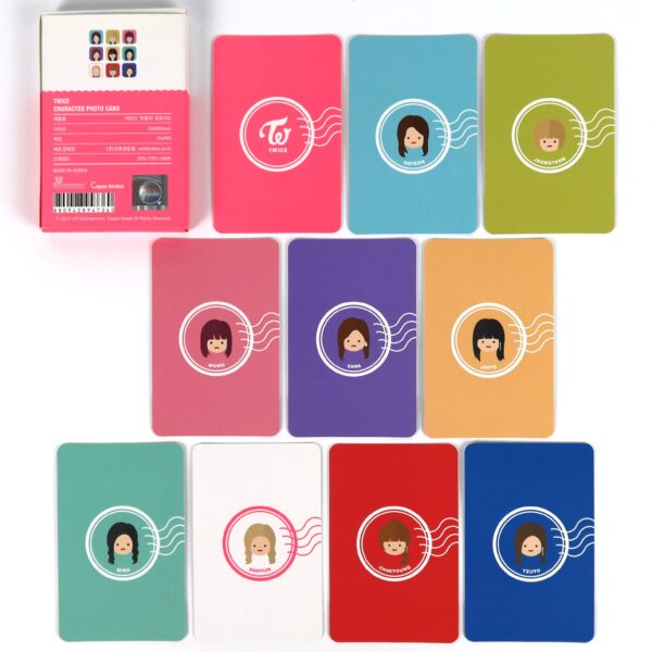 Twice Character Photo Card Complete Set in Box 2017 Photocard