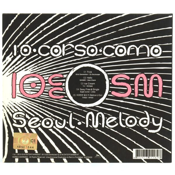 10 Corso Como Seoul Melody Remix Album CD Girls' Generation f(x) Shinee TVXQ