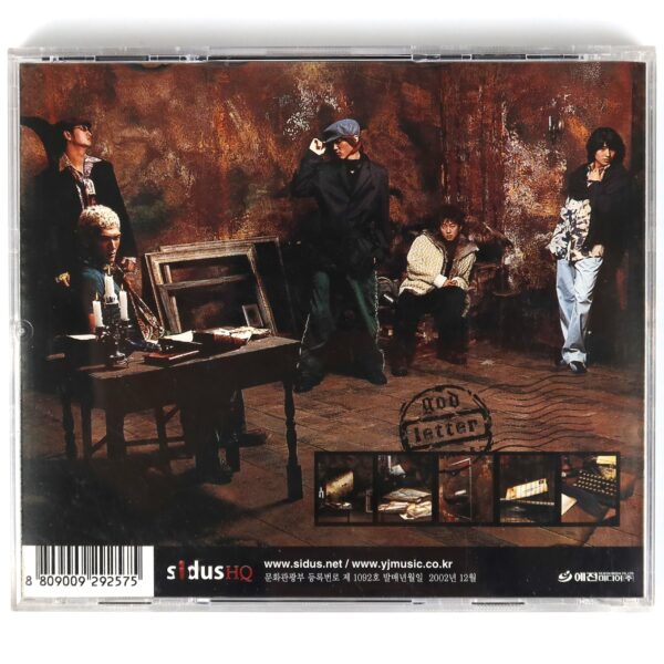 g.o.d - Chapter 5: Letter Album CD K-Pop 2002 god