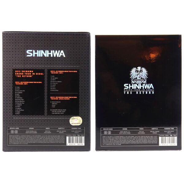 Shinhwa - The Return Grand Tour in Seoul DVD K-Pop 2012