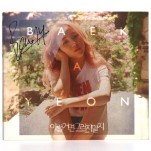 Baek A Yeon - Shouldn't Have Signed Autographed Album Promo CD K-Pop 2015