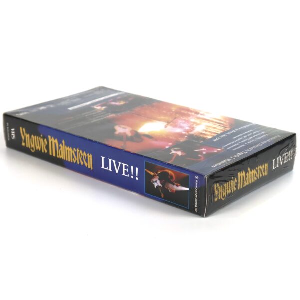 Yngwie Malmsteen - Live!! (1998) Korean Sealed VHS [NTSC] Korea Brazil Live