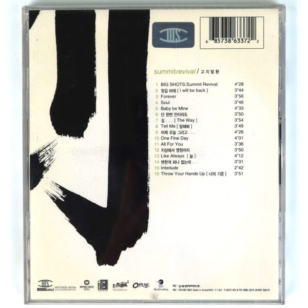 Yoo Seung Jun - Summit Revival CD Album Early K-Pop 2000 Korea