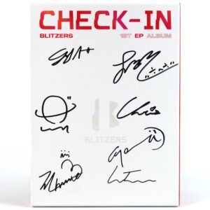 Blitzers - Check-In Signed Autographed CD Album Promo K-Pop 2021