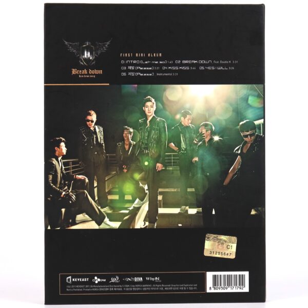 Kim Hyun Joong - Break Down Mini Album CD SS501 K-Pop 2011