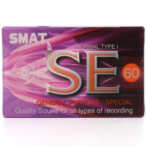 Smat SE 60 Blank Cassette Tape Sealed Type I Korea