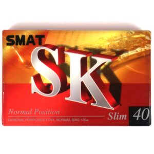 Smat SK 40 Slim Blank Cassette Tape Sealed Korea Type I