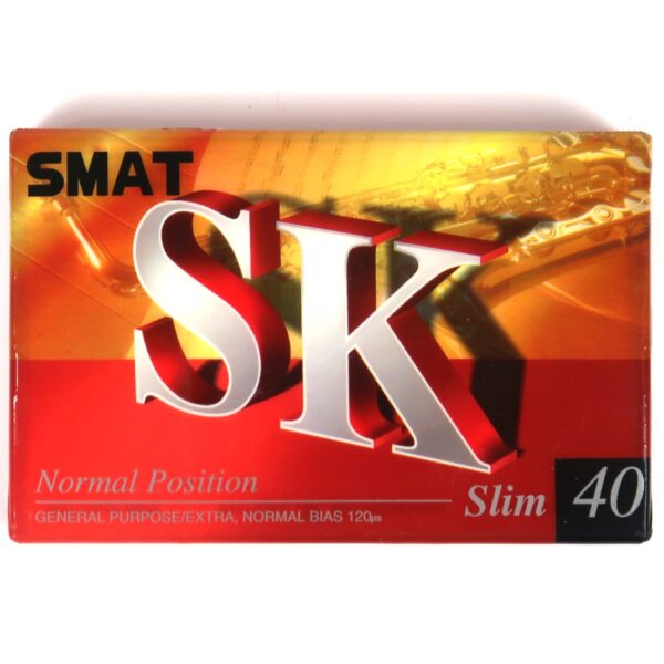 Smat SK 40 Slim Blank Cassette Tape Sealed Korea Type I