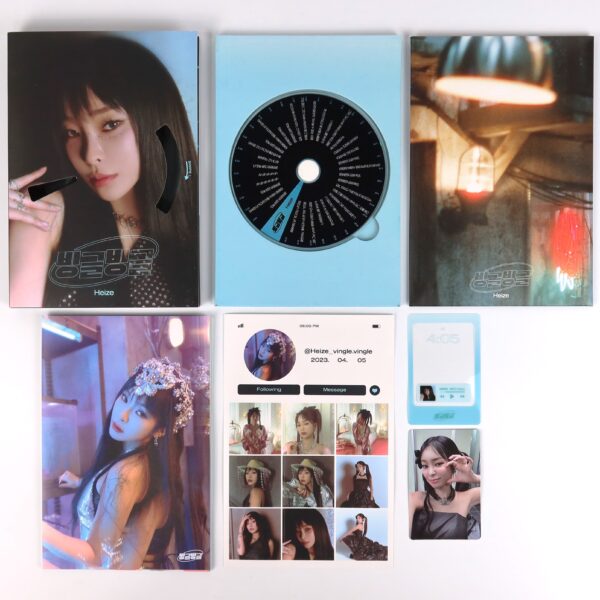 Heize - VingleVingle CD Single Album + Photocards Promo 2023 Bingle K-Pop Rare