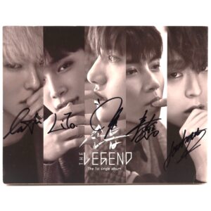 The Legend - Nail Signed Autographed CD Single Album Promo K-Pop 2015