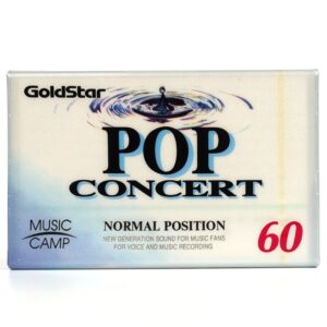 Goldstar Pop Concert 60 Blank Cassette Tape Sealed Type I Korea