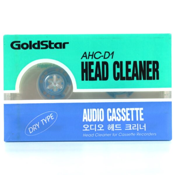 Goldstar AHC-D1 Head Cleaner Dry Type Cassette Tape Sealed Korea