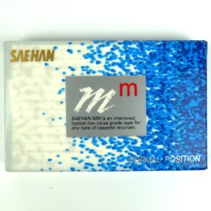 Saehan Mm C-60 Blank Cassette Tape Sealed Type I Korea