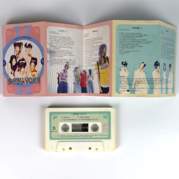 Baby V.O.X - II 2nd Album Cassette Tape K-Pop 1998 Babyvox vox