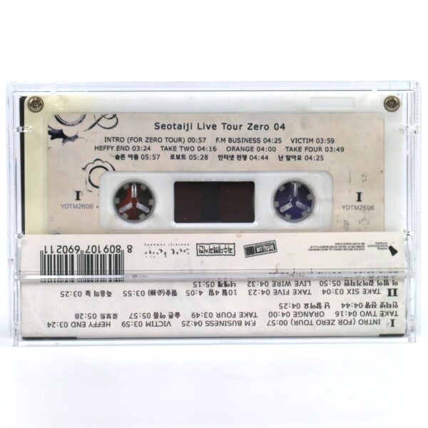 IMG_6351 Seo Taiji - Live Tour Zero Album Cassette Tape K-Rock 2004