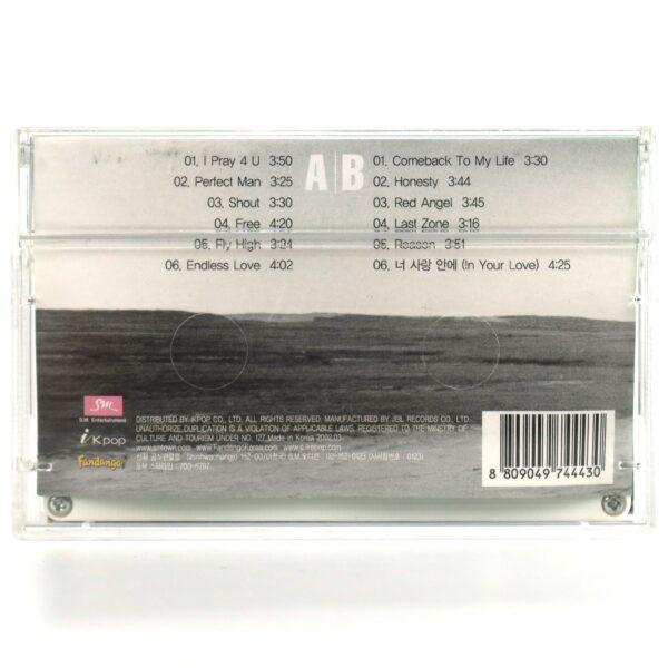 Shinhwa - Perfect Man 5th Album Cassette Tape K-Pop 2001 SM