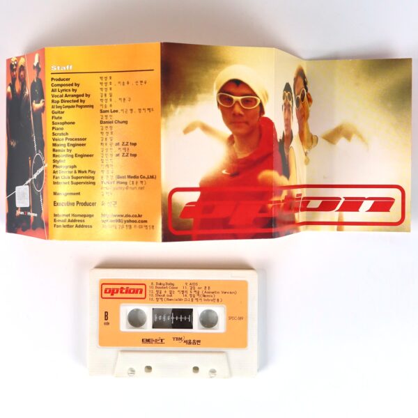 Option - I Run 2 Rhyme 1st Album Cassette Tape 90s K-Pop 1998