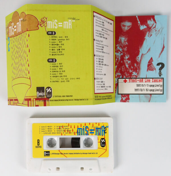 Miss Mister - miS=mR 2 Album Cassette Tape K-Rock K-Pop 1997