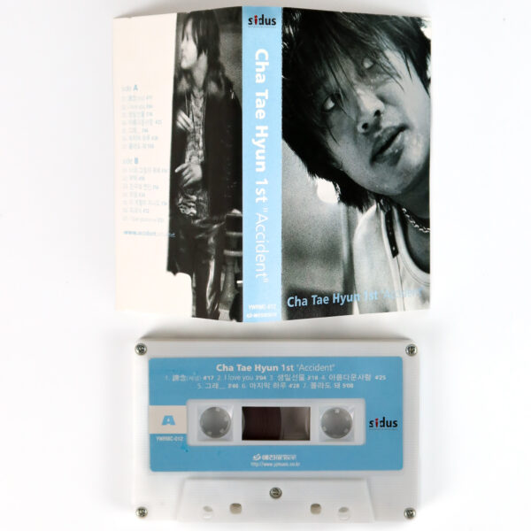 Cha Tae Hyun - Accident Album Cassette Tape + Poster K-Pop 2001 My Sassy Girl