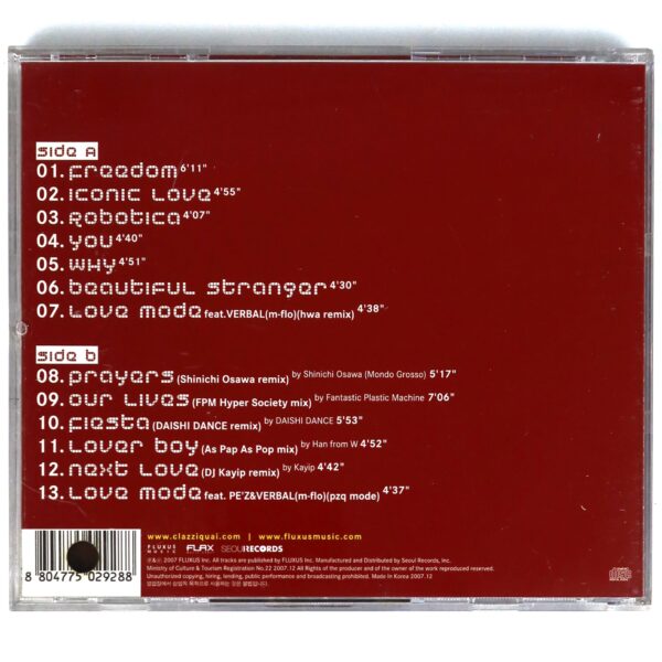 Clazziquai Project - Robotica Album CD K-Pop Electropop 2007