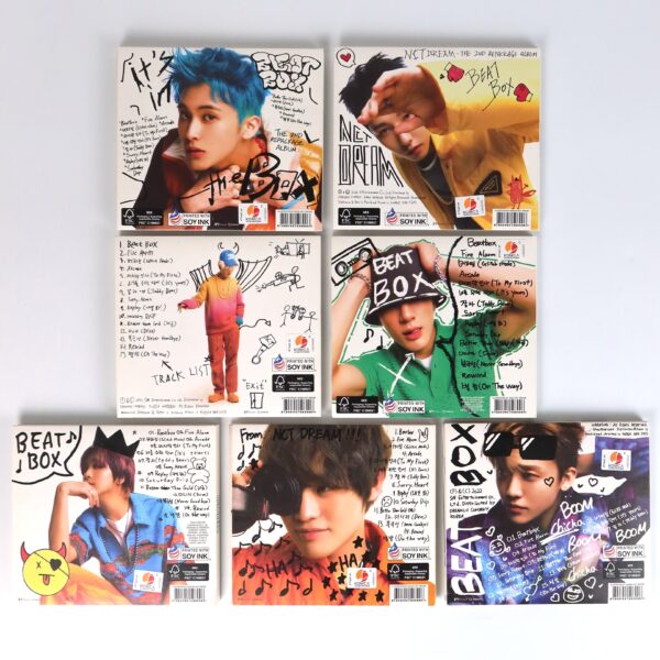 NCT Dream - Beatbox The 2nd Repackage Album Digipak + PC's Set of 7 K-Pop 2022