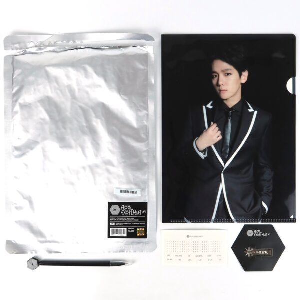 Exo Baek Hyun Stationery Set Complete Clip File Pen Sticker K-Pop