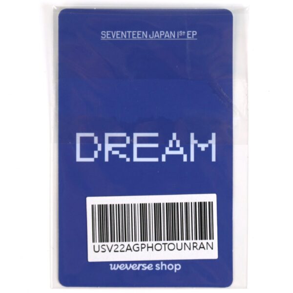 Seventeen - Dream Japan 1st EP Weverse Vernon Photocard K-Pop 2022