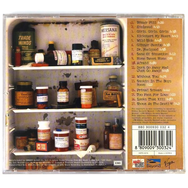 Mötley Crüe - Greatest Hits Korean CD Album Korea Motley Crue 1998