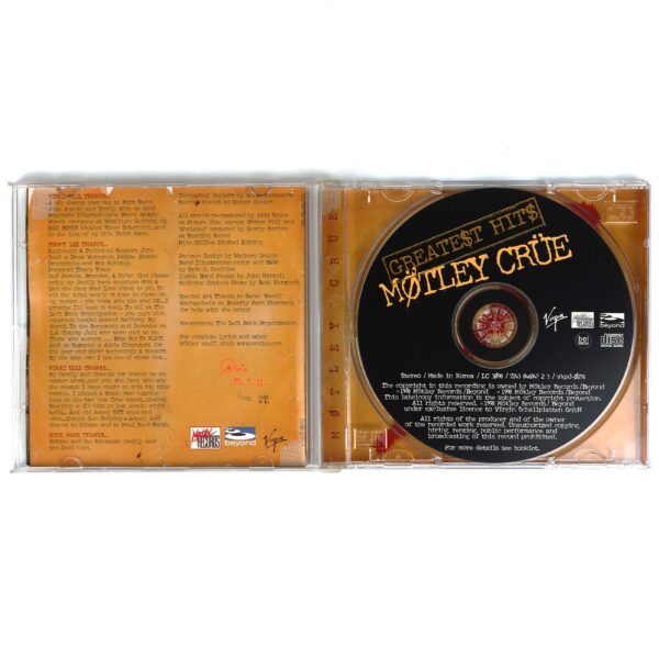 Mötley Crüe - Greatest Hits Korean CD Album Korea Motley Crue 1998