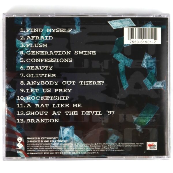 Mötley Crüe - Generation Swine Korean CD Album Korea Motley Crue