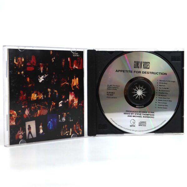 Guns N' Roses - Appetite For Destruction Korean CD Album Korea 1993