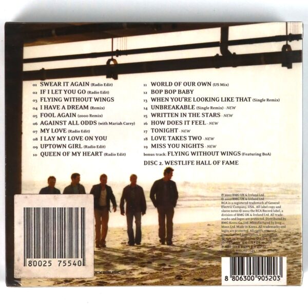 Westlife - Unbreakable: The Greatest Hits Vol. 1 Korean Sealed CD Album Korea