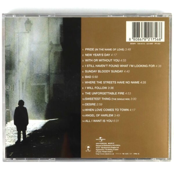 U2 - The Best Of 1980-1990 Korean Album CD Korea