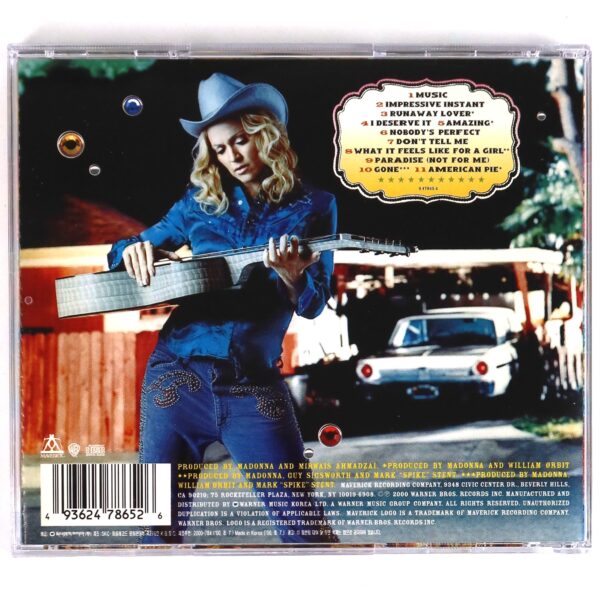 Madonna - Music Korean CD Album Korea Insert