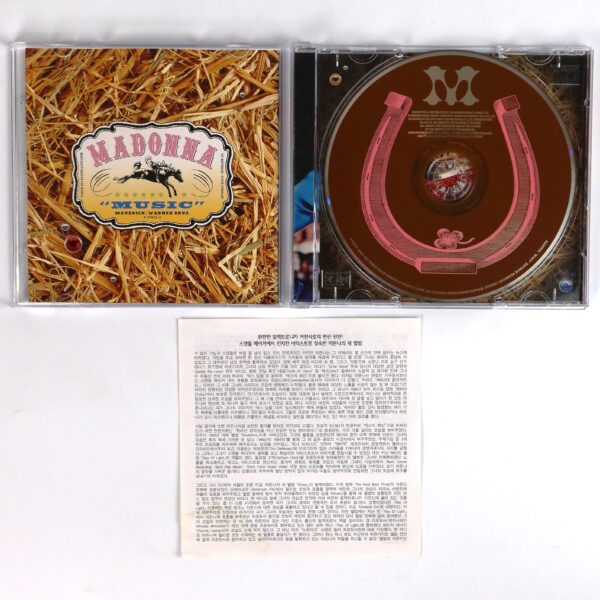 Madonna - Music Korean CD Album Korea Insert