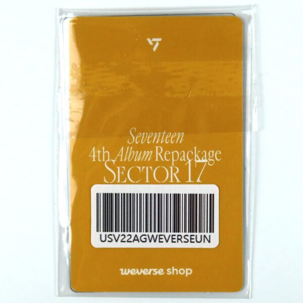 IMG_8361 Seventeen - Sector 17 Weverse Preorder Benefit Wonwoo Photocard K-Pop POB