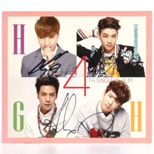 High4 - Baby Boy Signed Autographed CD Single Album Promo 2020 K-Pop