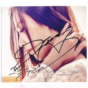 Kan Mi Youn - Us That Day Signed Single Album Promo CD 2015 Baby Vox Miyoun