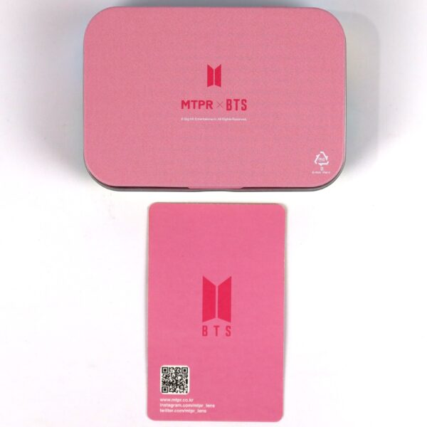 MTPR x BTS Lens Case Boy With Luv + Jimin Photocard Official Goods