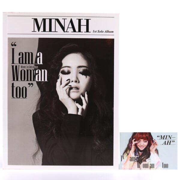 Minah - I Am A Woman Too 1st Solo Album CD + PC Promo K-Pop 2015 Girl's Day