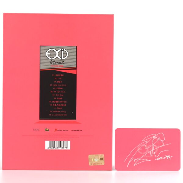 EXID - Street 1st Studio Album CD + Jeonghwa Photocard K-Pop 2016