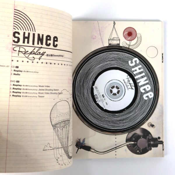 Shinee - Replay Japan Album CD + DVD + Postcard K-Pop 2011