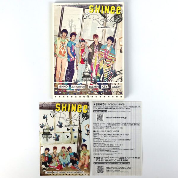 Shinee - Replay Japan Album CD + DVD + Postcard K-Pop 2011