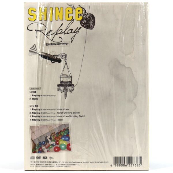 Shinee - Replay Japan Album CD + DVD + Postcard K-Pop 2011